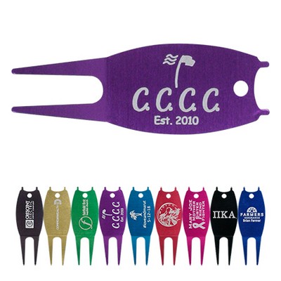 Engraved Aluminum Divot Tool